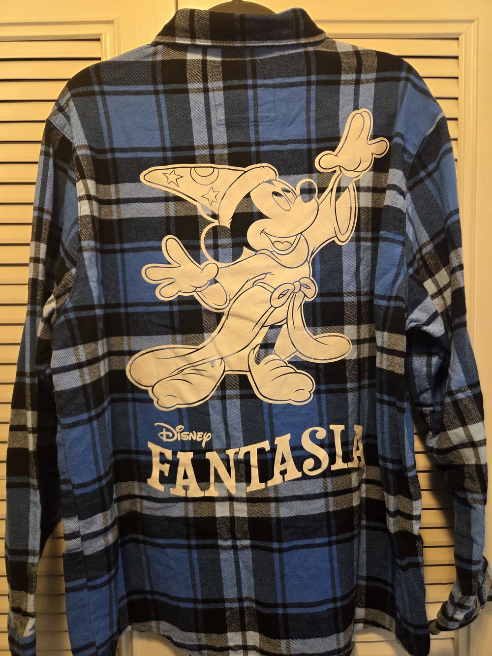 Disney Cakeworthy Fantasia Sorcerer Mickey Flannel
